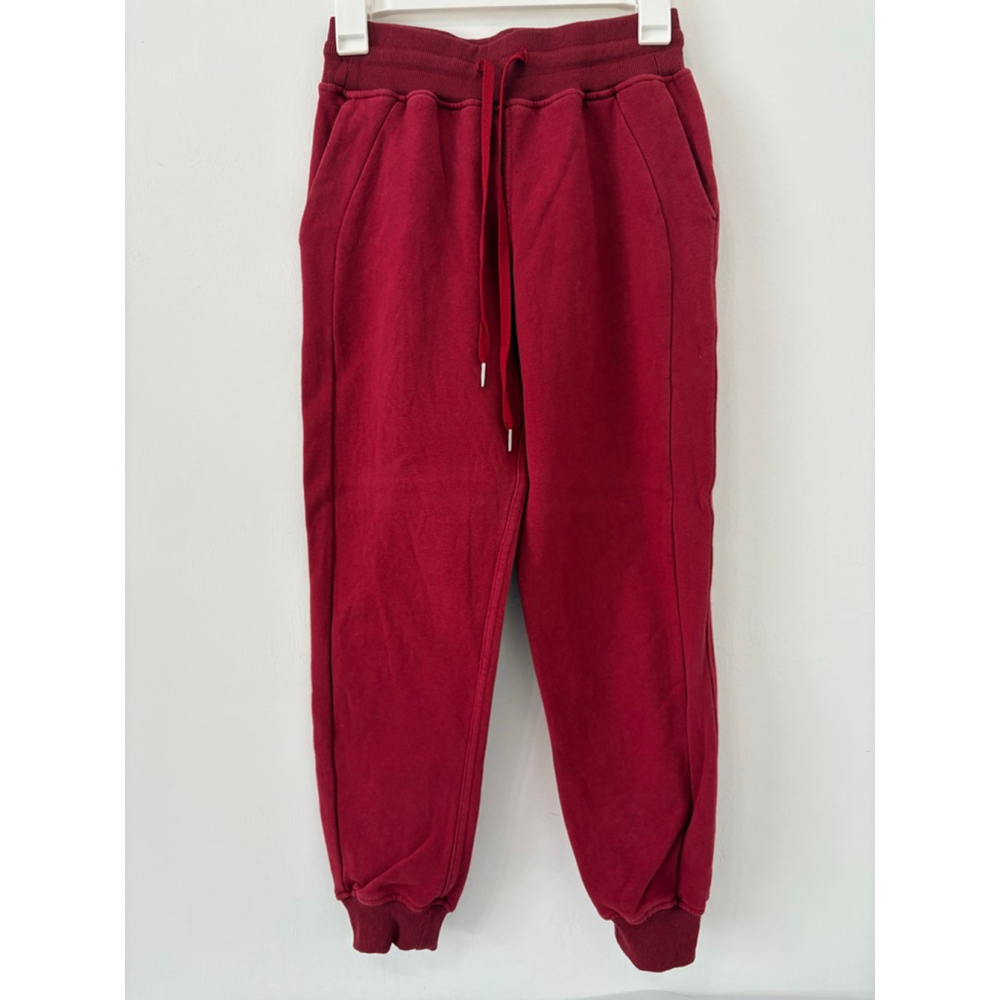 Lululemon Scuba HR Jogger 7/8 Sz 2 Mulled Wine EUC